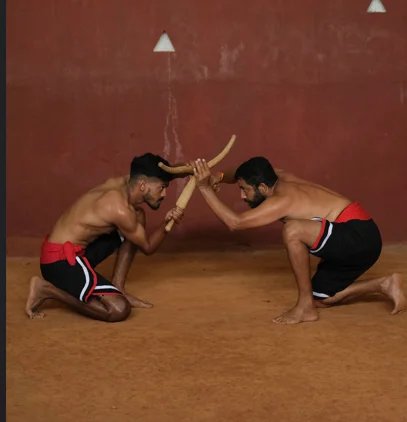 Kalarippayattu partner weapon movement coordination